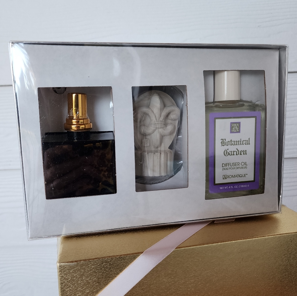 Aromatique botanical garden diffuser set
